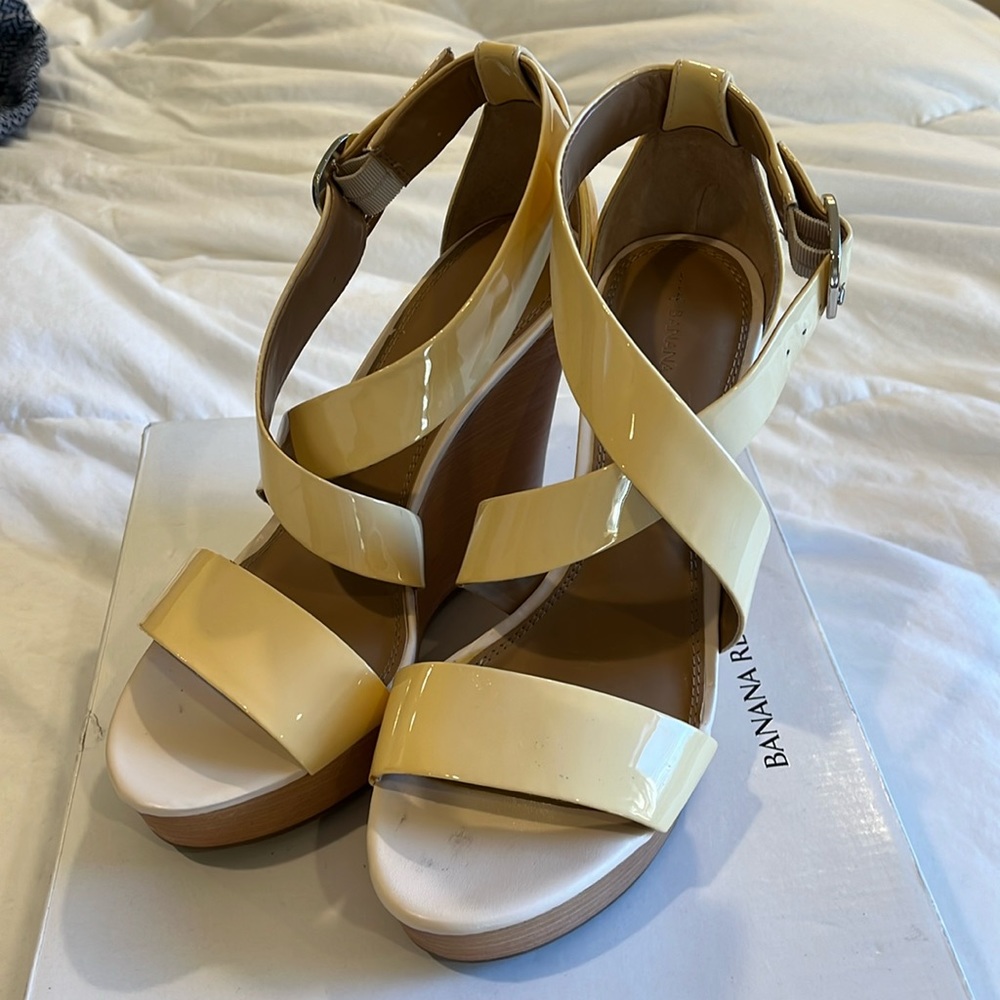 Banana Republic platform wedges